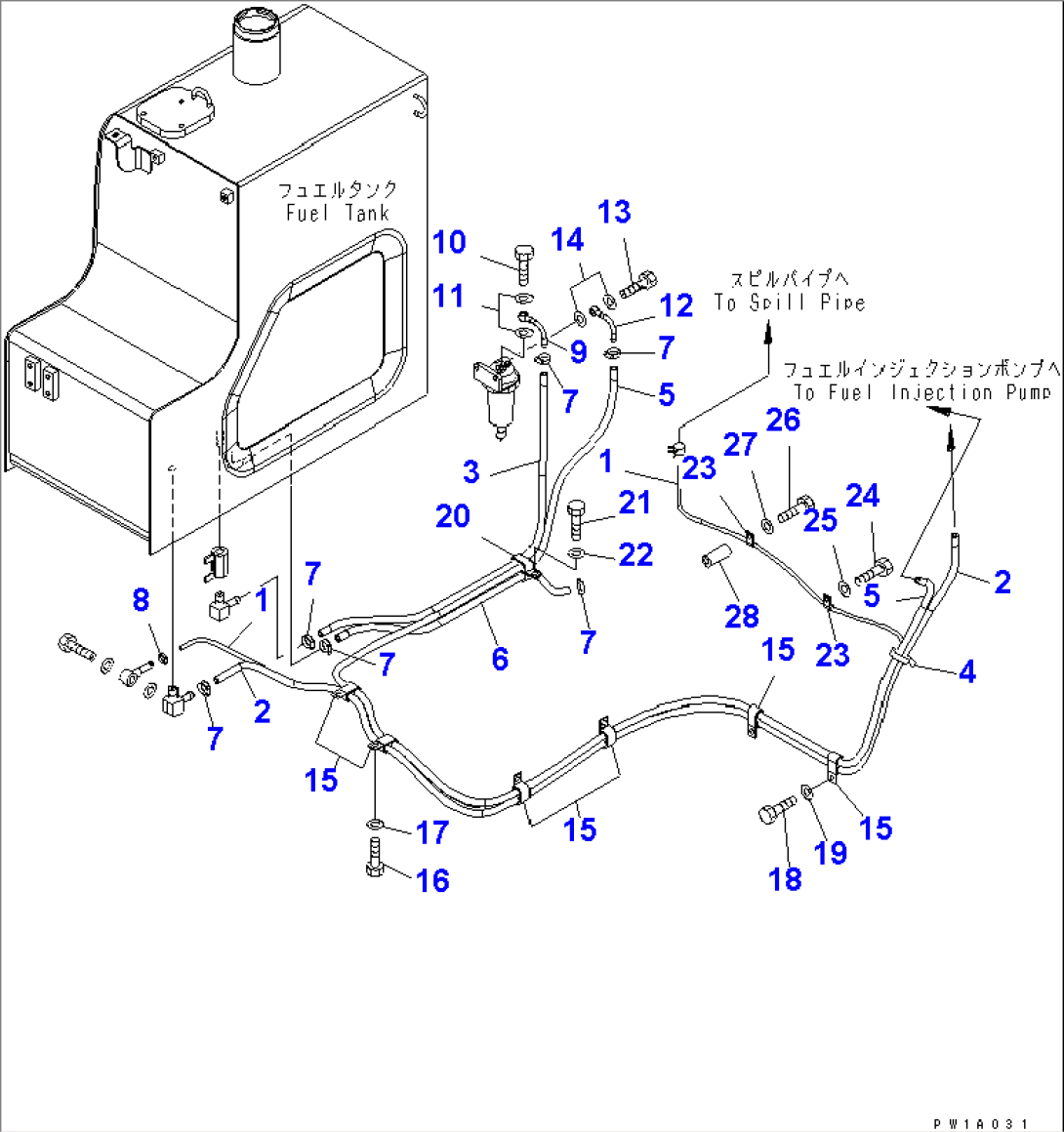 FUEL LINES(#20001-)