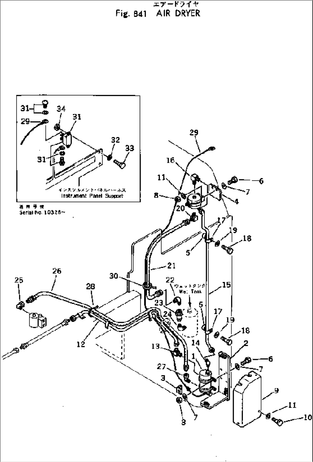 AIR DRYER(#10001-)