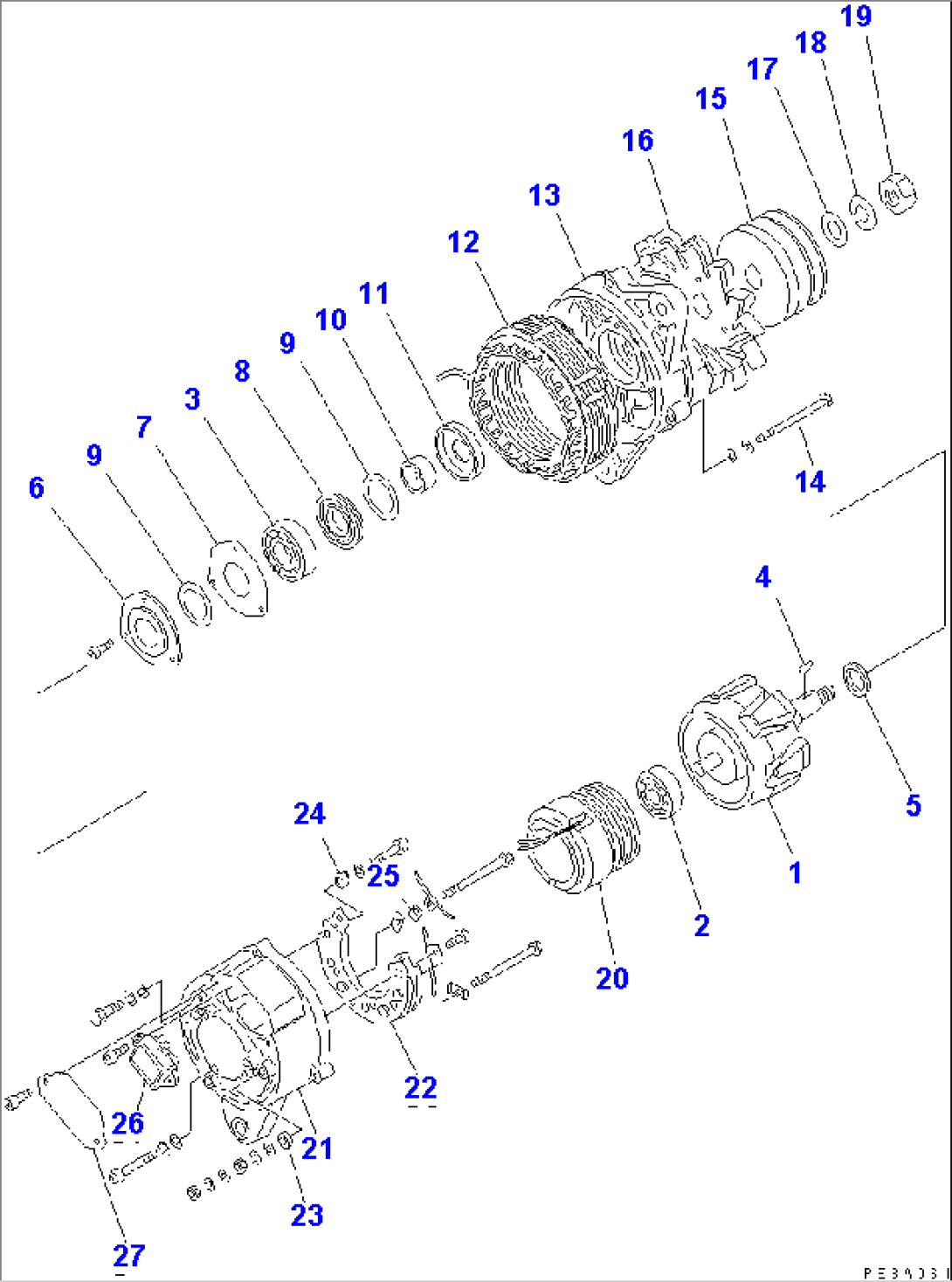 ALTERNATOR (25A) (SANDY AND DUSTY SPEC.)