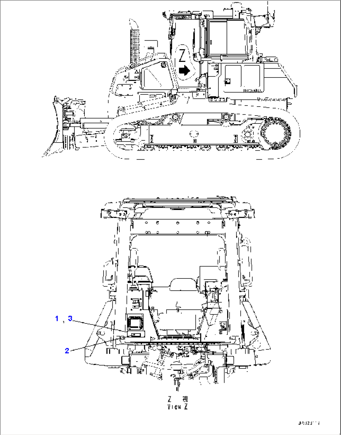 ROPS/FOPS Plate (#40001-)