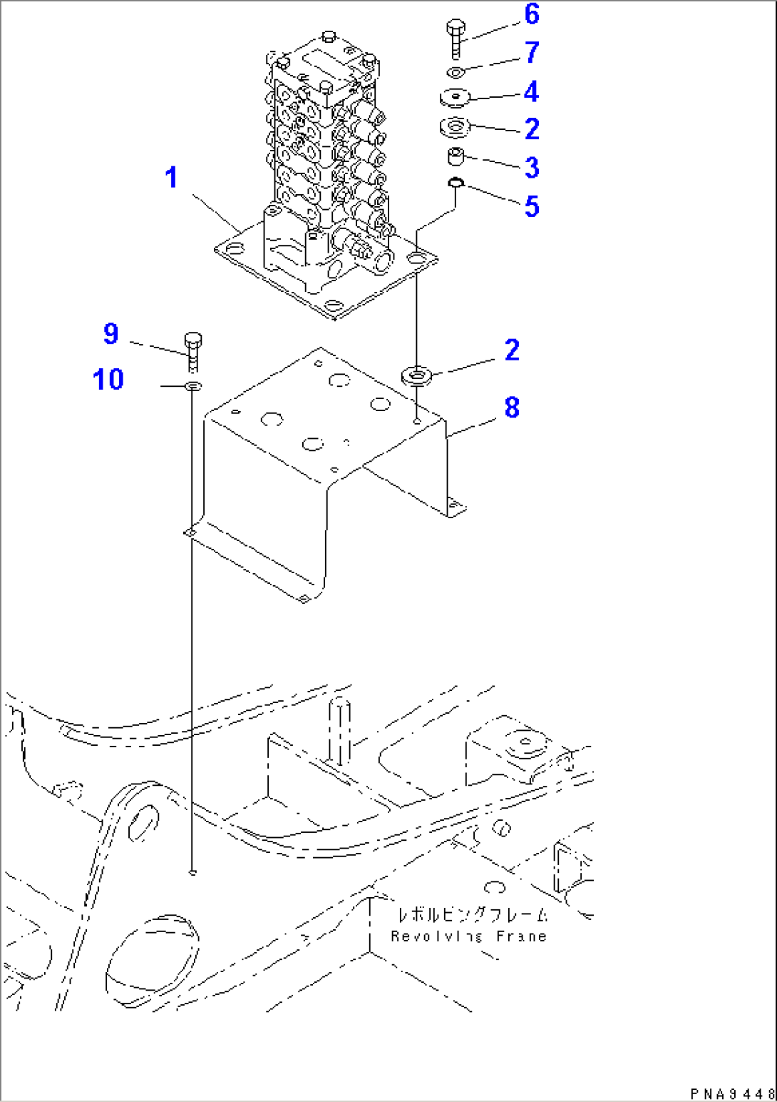 MAIN VALVE (MOUNT BRACKET)(#45001-52373)