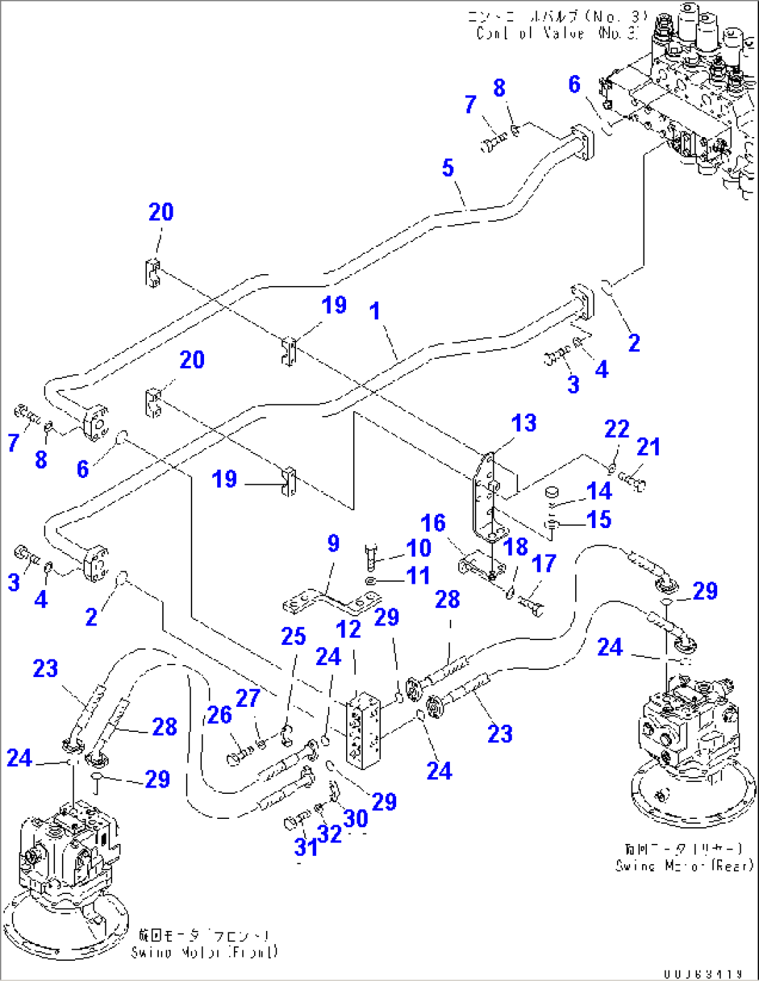 VALVE DELIVERY PIPING (SWING)(#30052-)