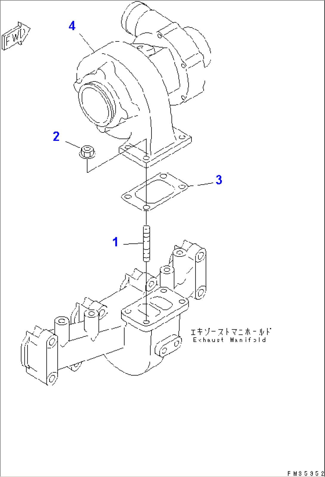 TURBOCHARGER MOUNTING(#26200163-26233151)