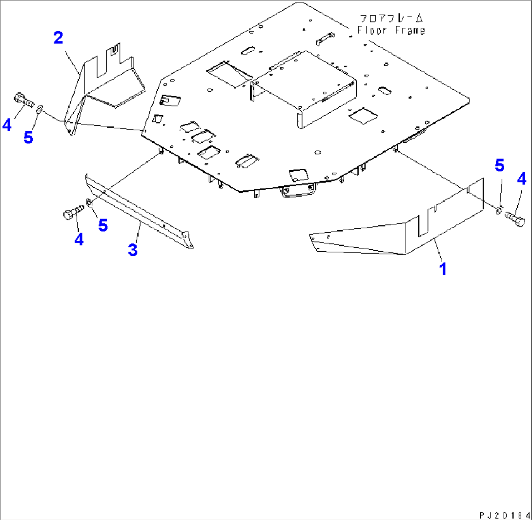 COVER (FOR FLOOR FRAME)(#52001-)