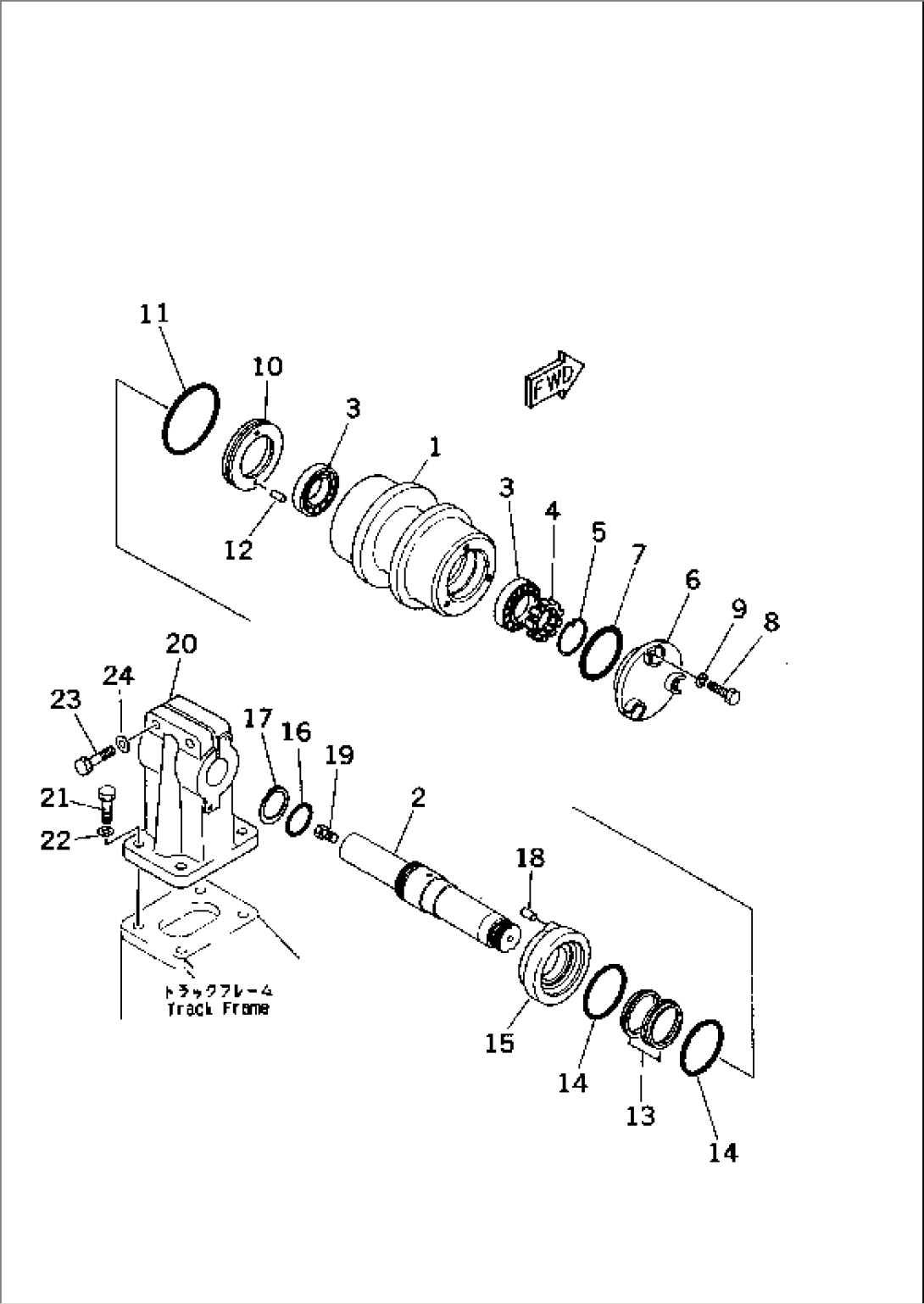 CARRIER ROLLER(#37553-)
