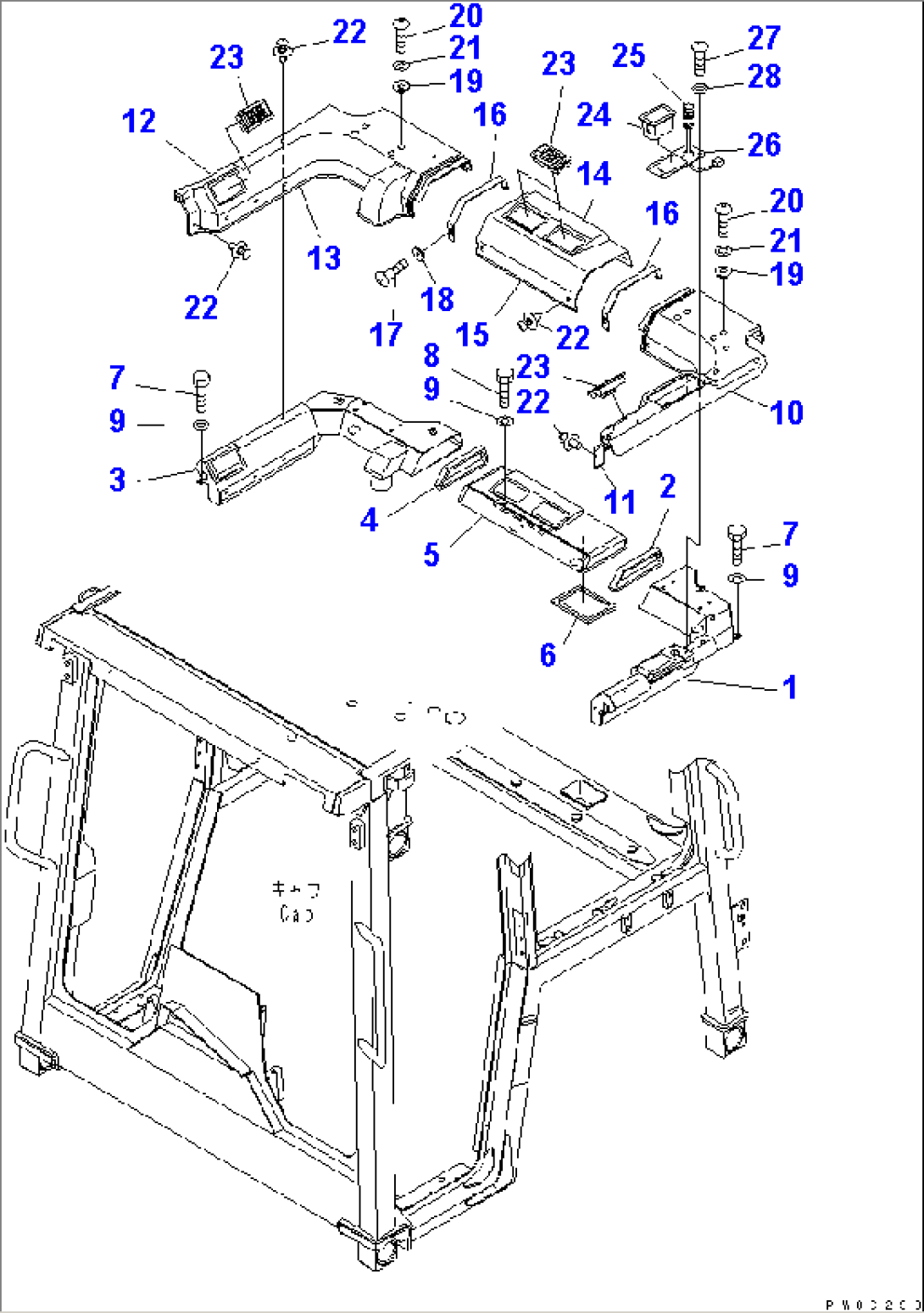 ROPS CAB (DUCT)