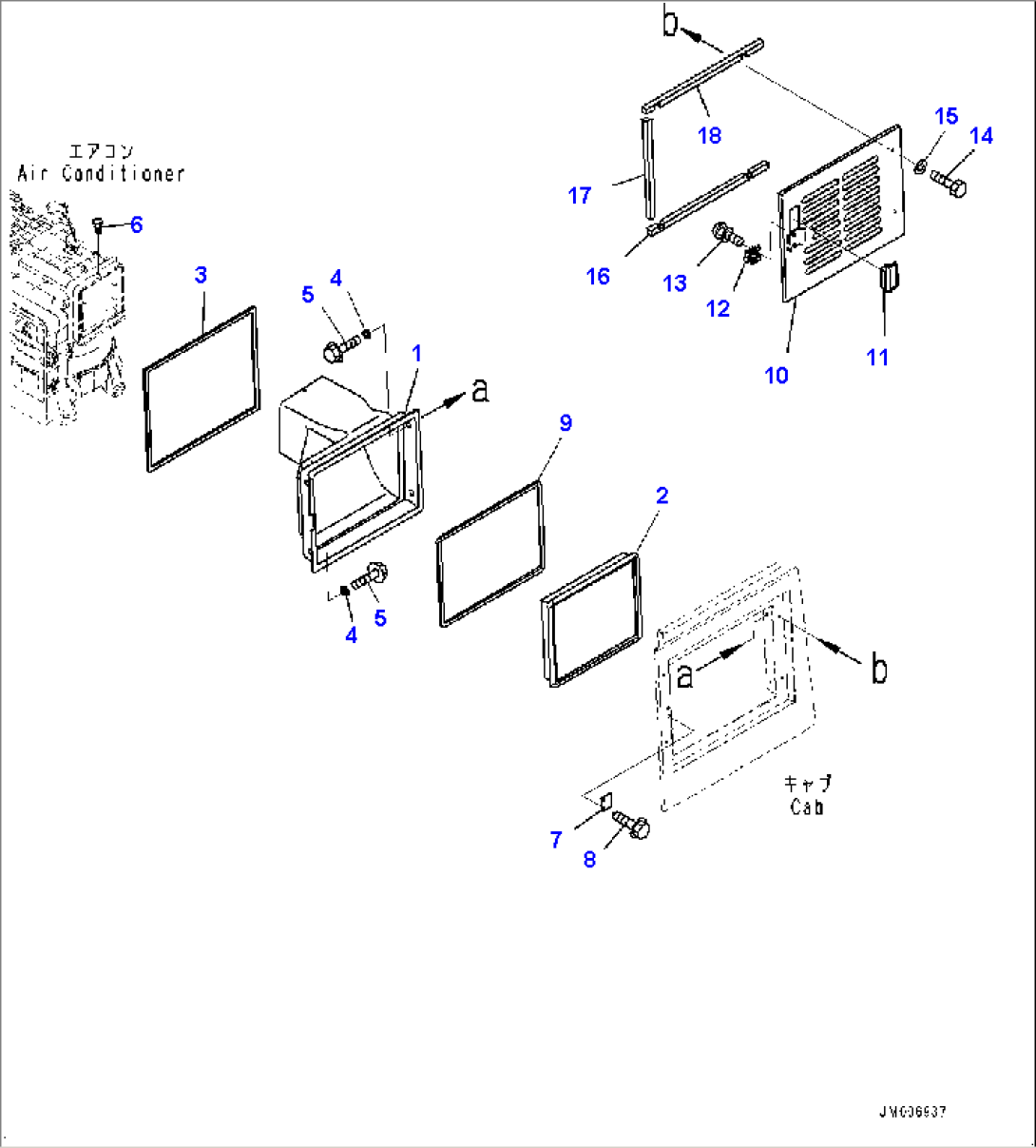Cab, Air Conditioner Filter (1/2) (#5129-)