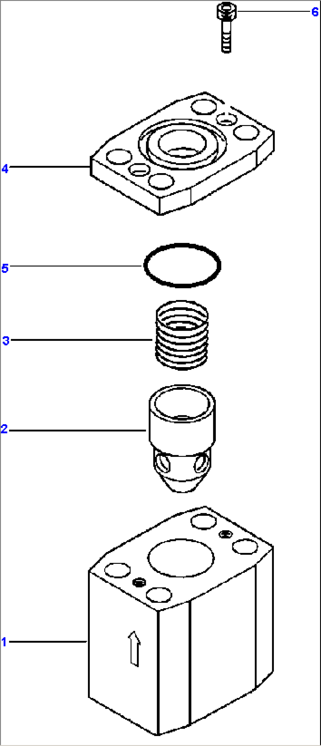 CHECK VALVE FOR GROUND DRIVEN STEERING