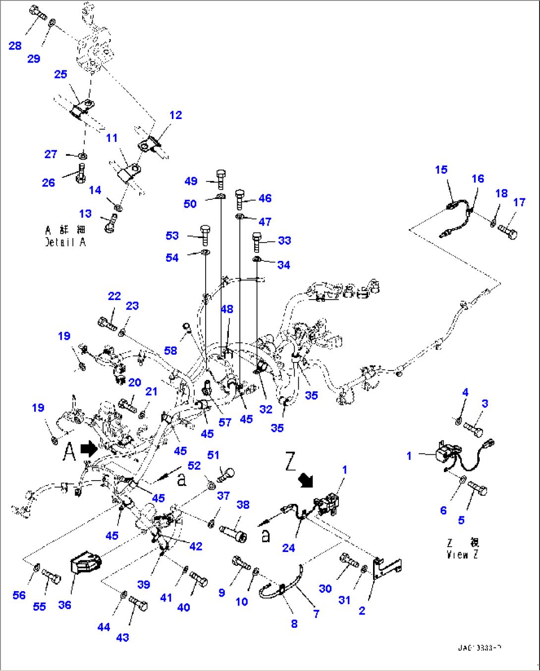 Engine Wiring Harness, Starting Switch (#B60001-)