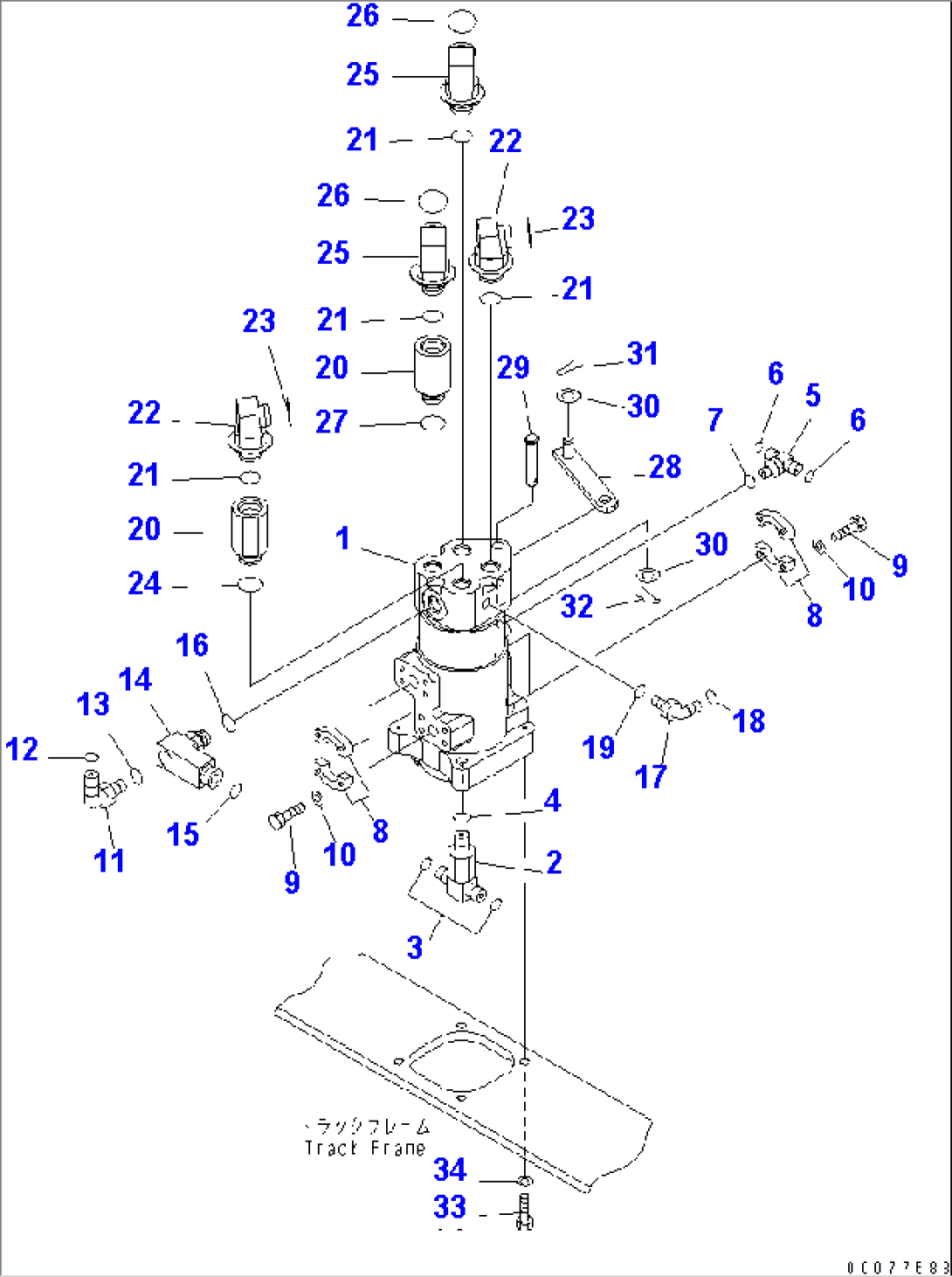 SWIVEL JOINT (CONNECTING PARTS)