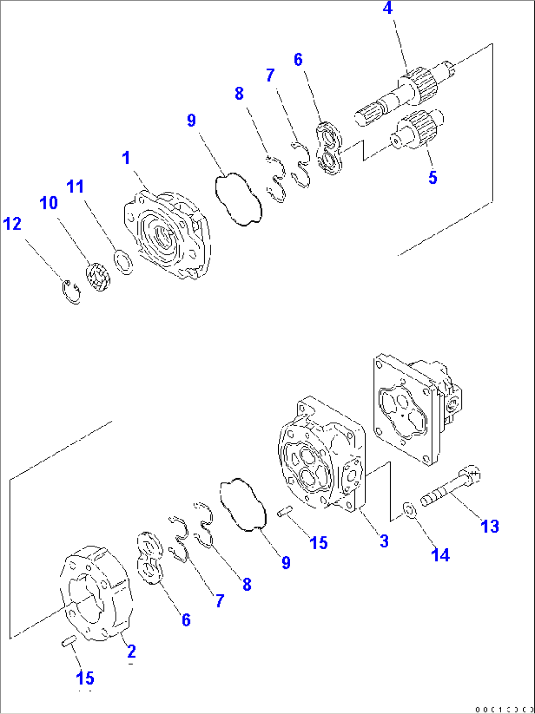 HYDRAULIC PUMP (1/2)