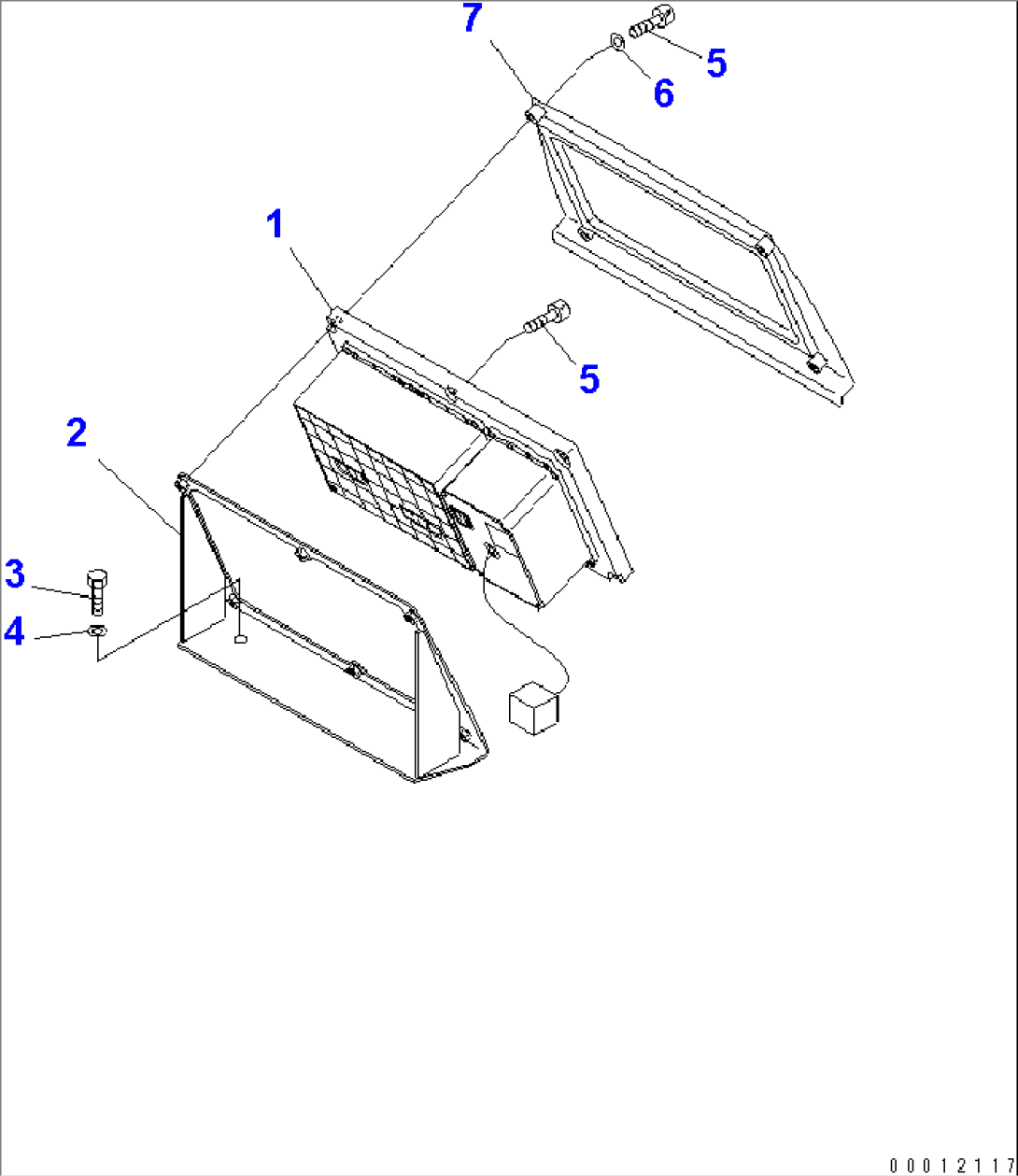 MONITER PANEL (WITHOUT SHOE SLIP CONTROL)