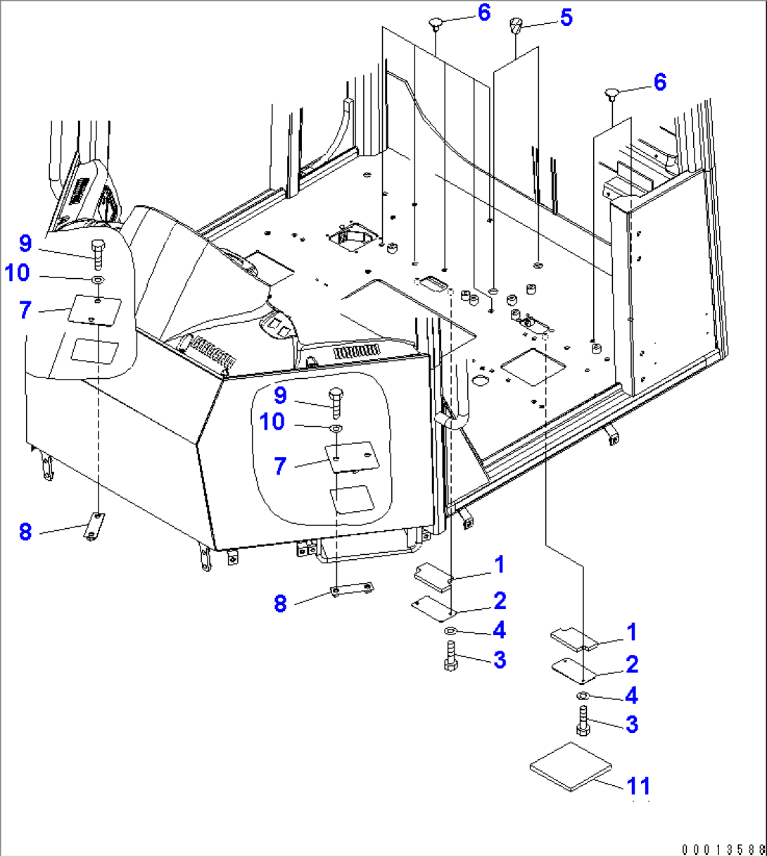 FLOOR (PLUG) (AIR CONDITIONER LESS) (FOR EXCEPT JAPAN)