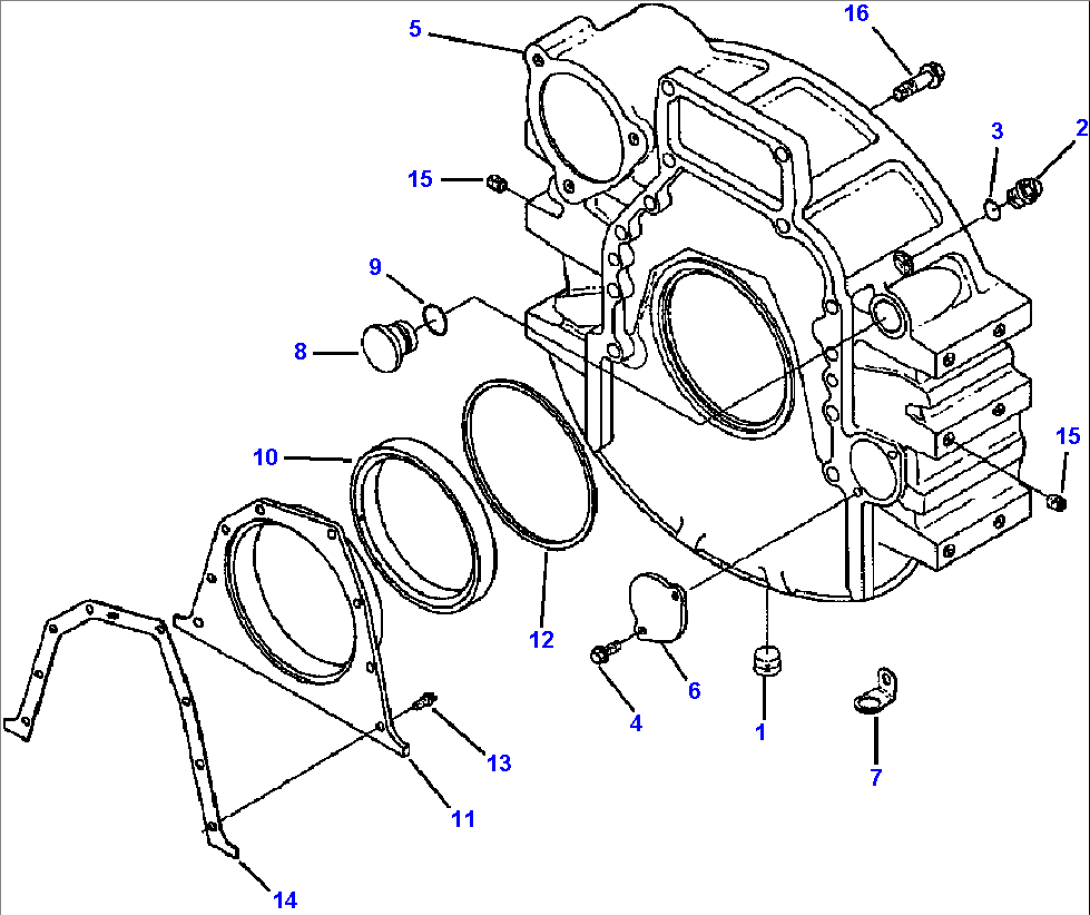 FLYWHEEL HOUSING 12 BOLT MOUNTING