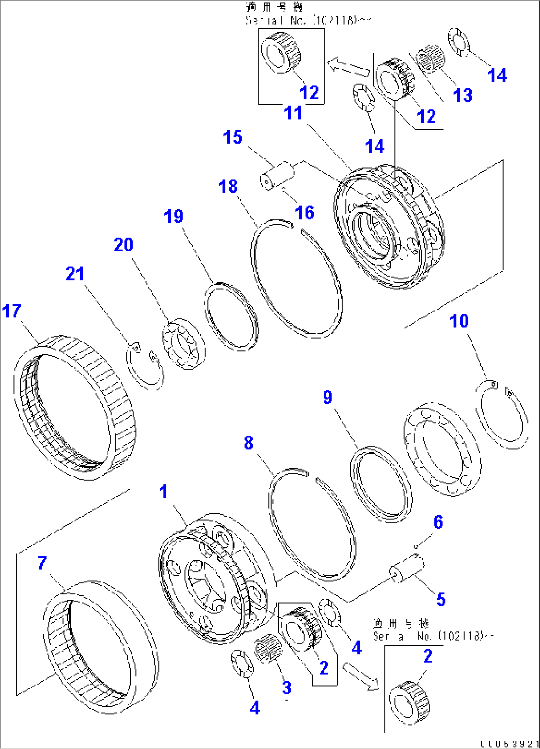 TRANSMISSION (CARRIER) (2/2) (COLD WEATHER (B) SPEC.)