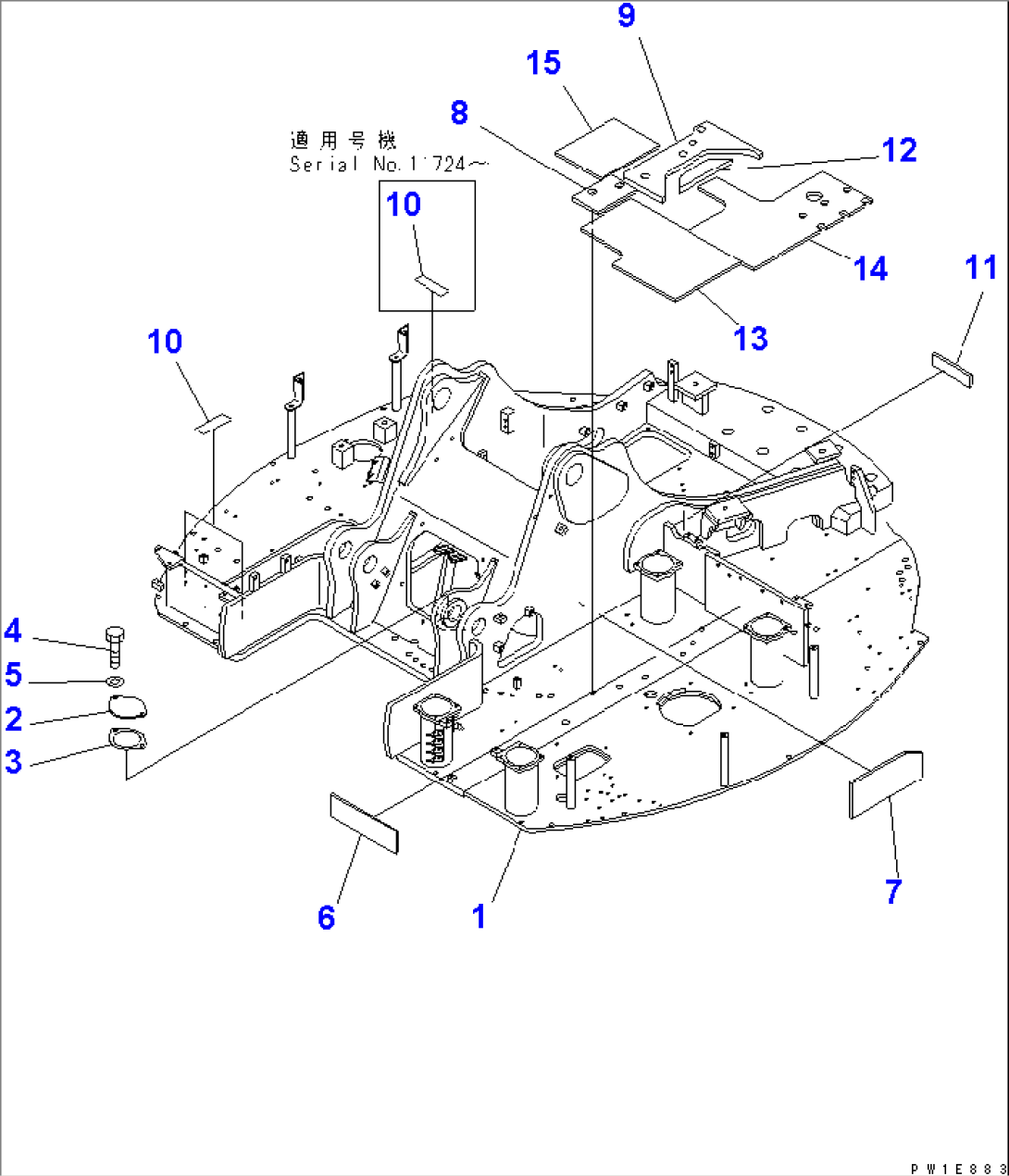 REVOLVING FRAME (DEMOLITION SPEC.)