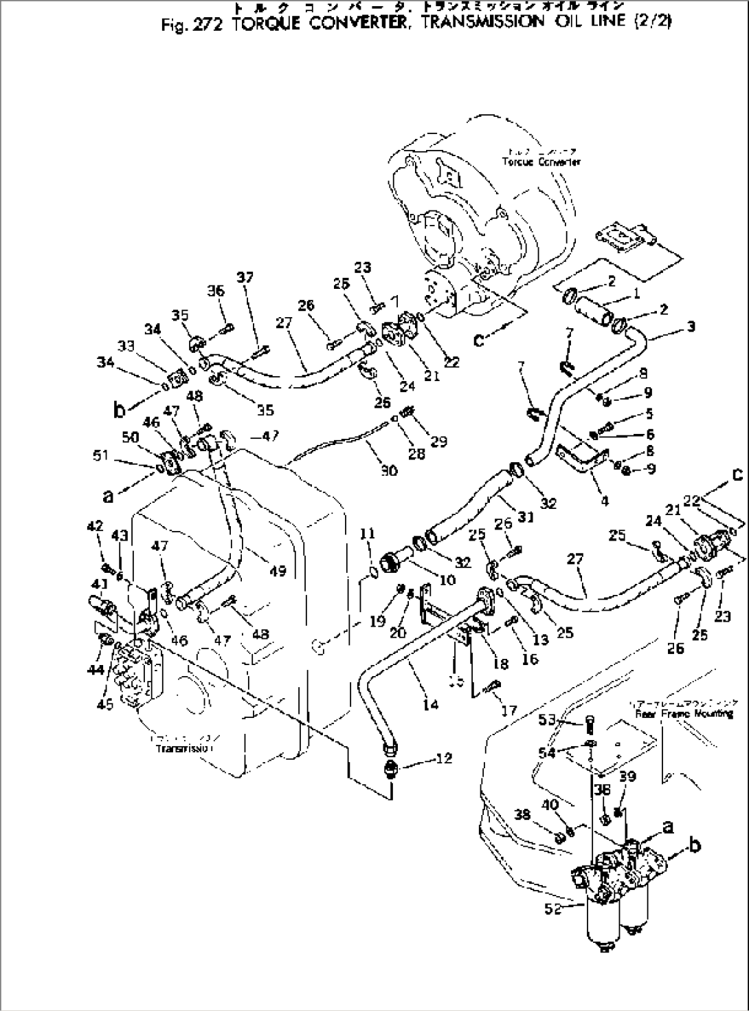 TORQUE CONVERTER¤ TRANSMISSION OIL LINE (2/2)