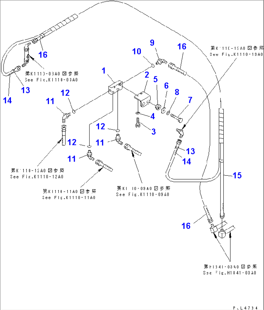 FLOOR FRAME (PPC WORK LINE) (PPC T-BLOCK AND HOSE)(#10158-)