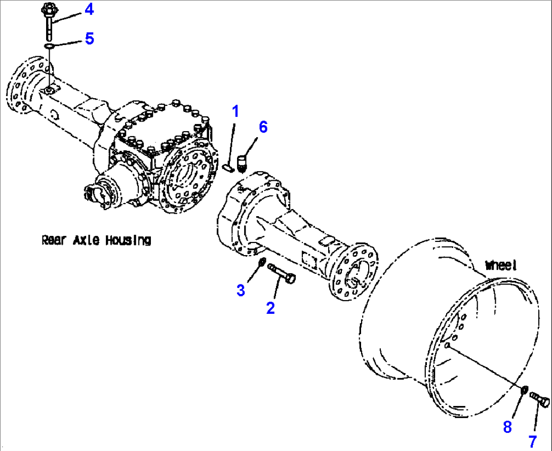 FIG NO. F4500-03A0 REAR AXLE (MOUNTING PARTS)
