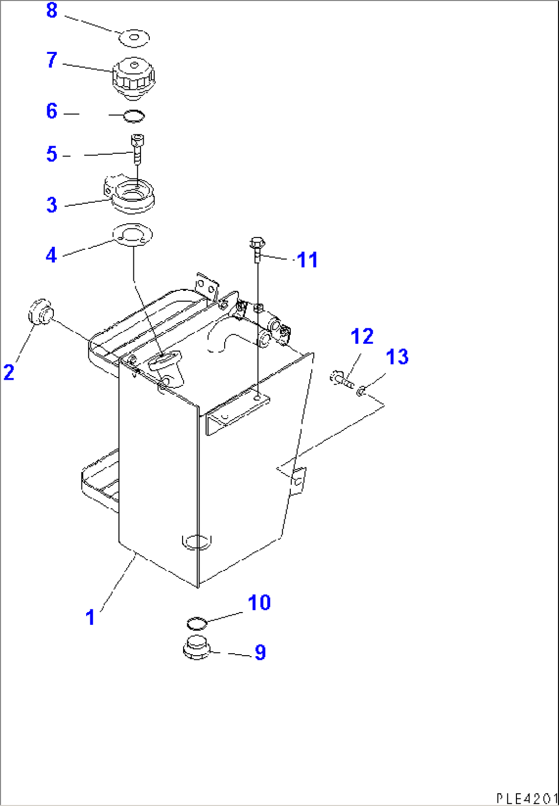 HYDRAULIC TANK(#10001-11500)