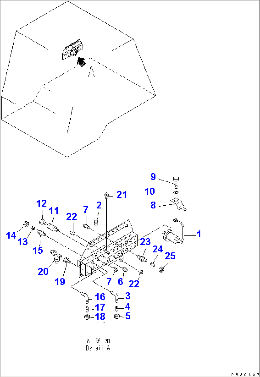 AIR VALVE (3/5) (AUTO SUSPENSION AND FRONT BRAKE CUT)