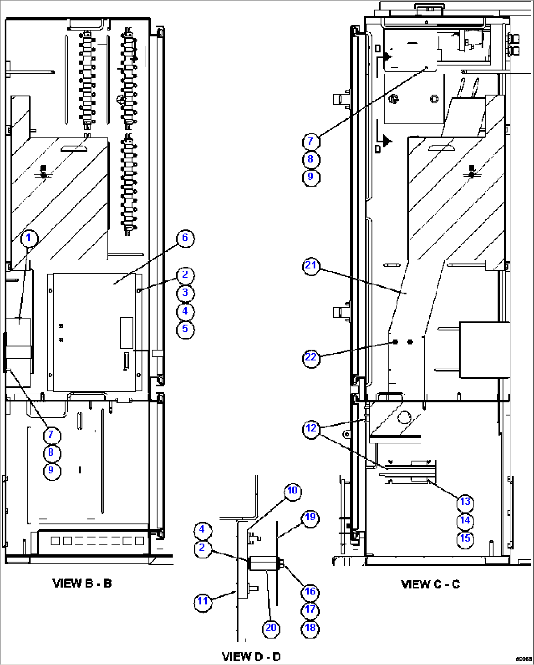 CONTROL CABINET - LEFT COMPARTMENT 2/2