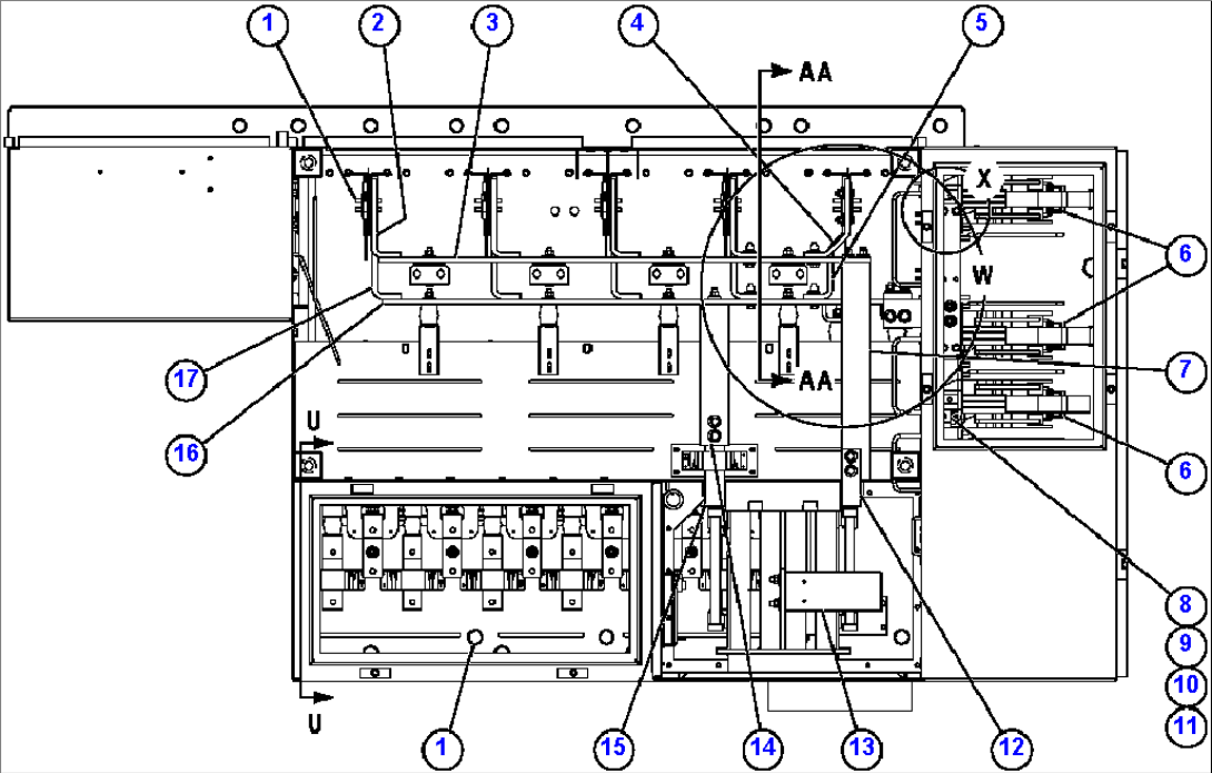 CONTROL CABINET - TOP (PC1703)
