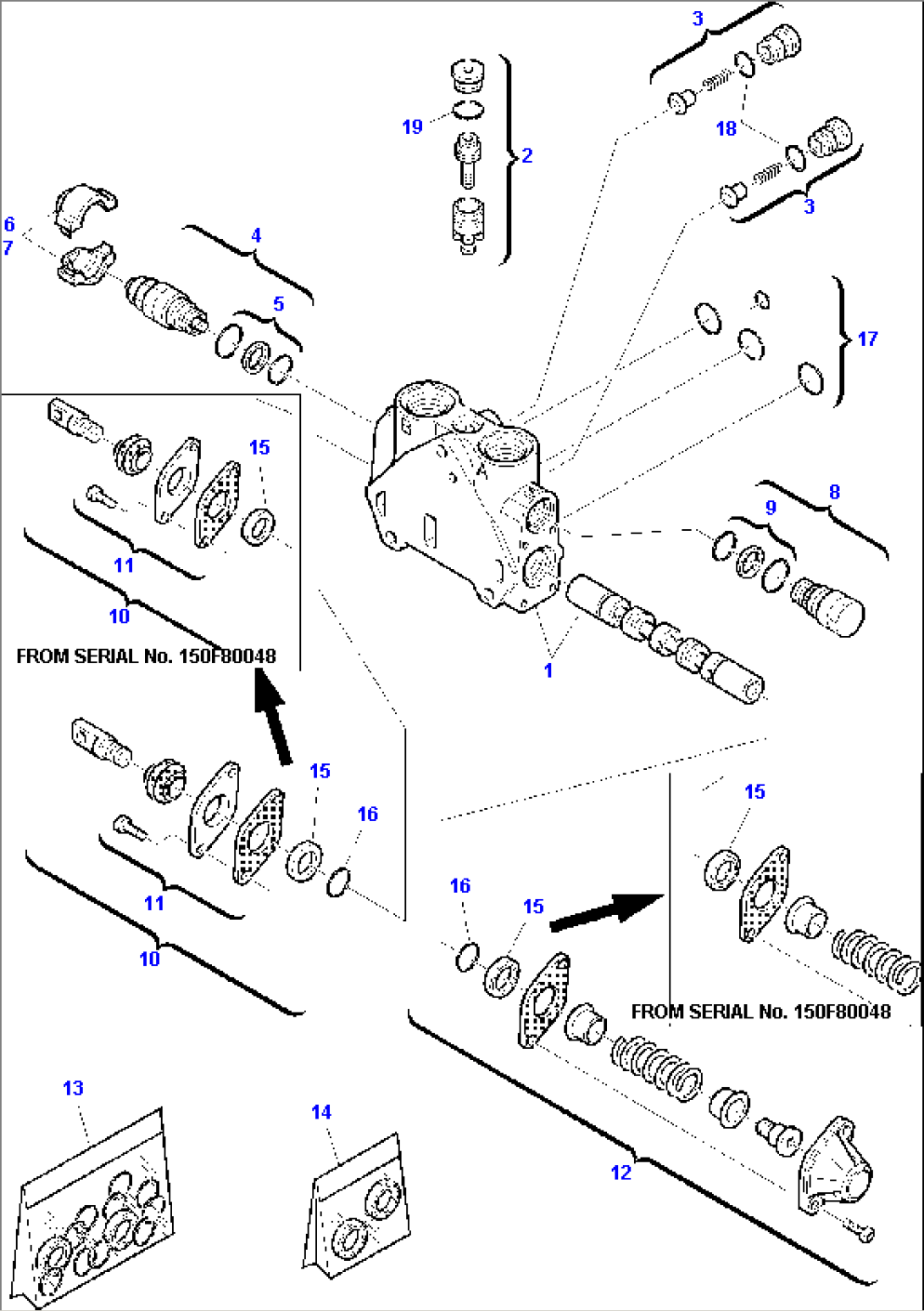 BACKHOE CONTROL VALVE (6/8)