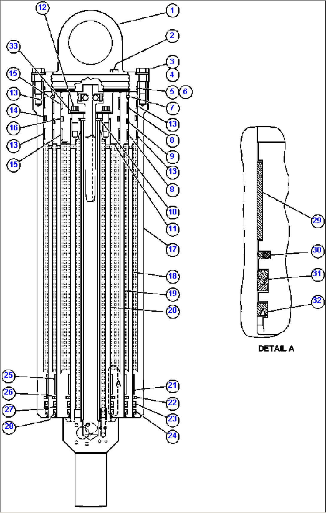 HOIST CYLINDER ASSEMBLY (EJ5954)