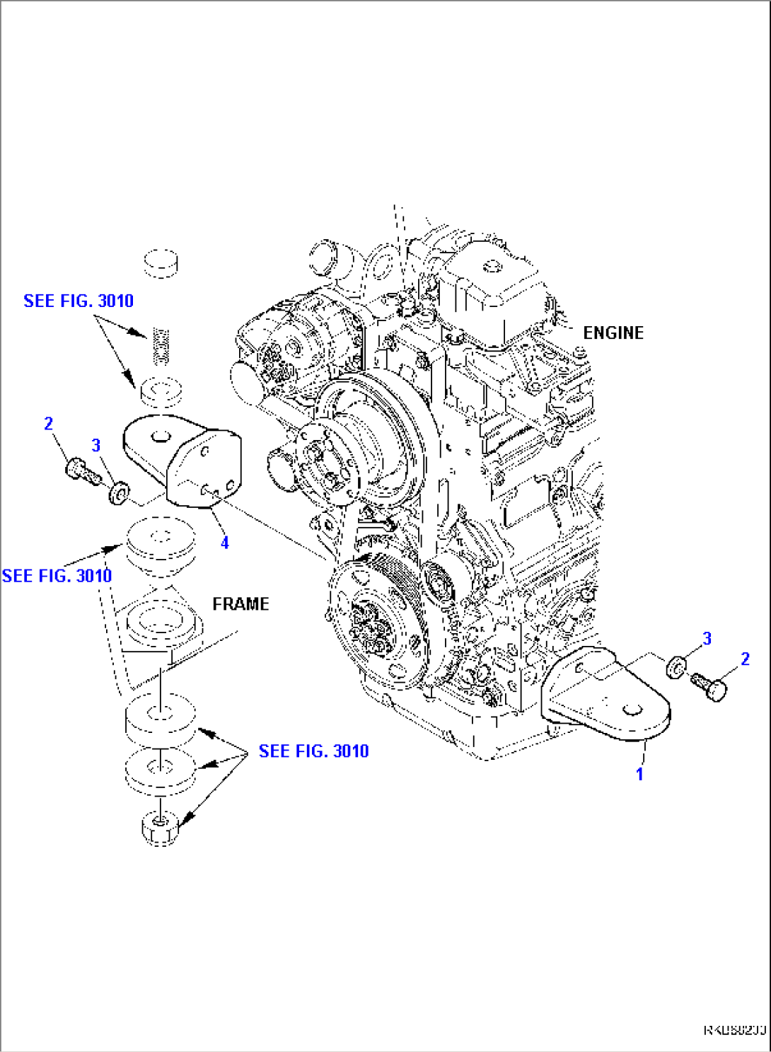 ENGINE MOUNTING PARTS