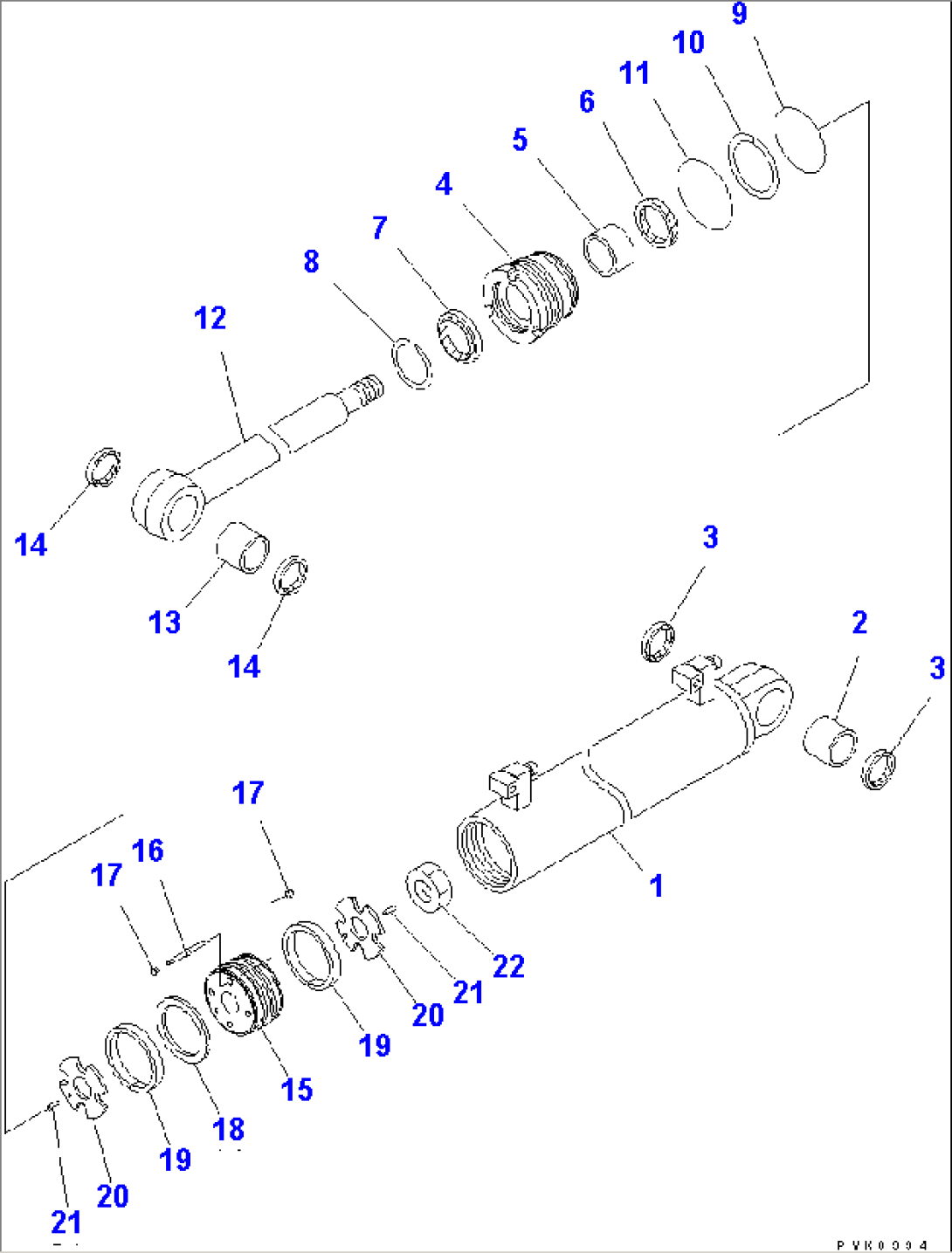 LIFT CYLINDER (STRAIGHT TILT DOZER)