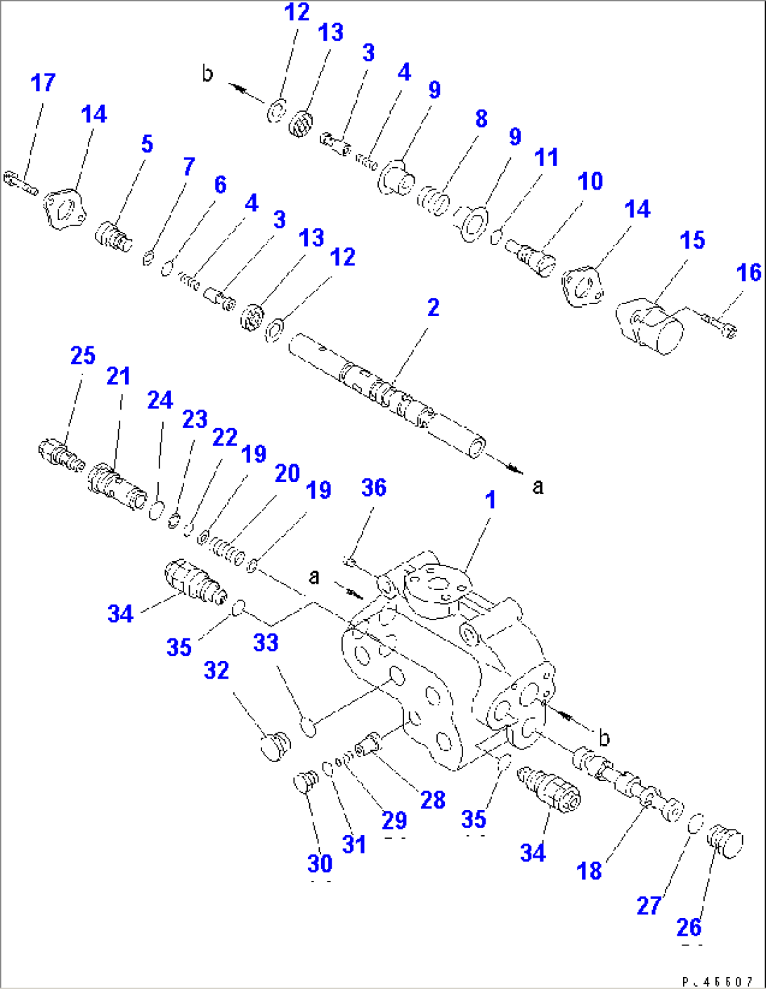 STEERING VALVE (STEERING DEMAND VALVE INNER PARTS)