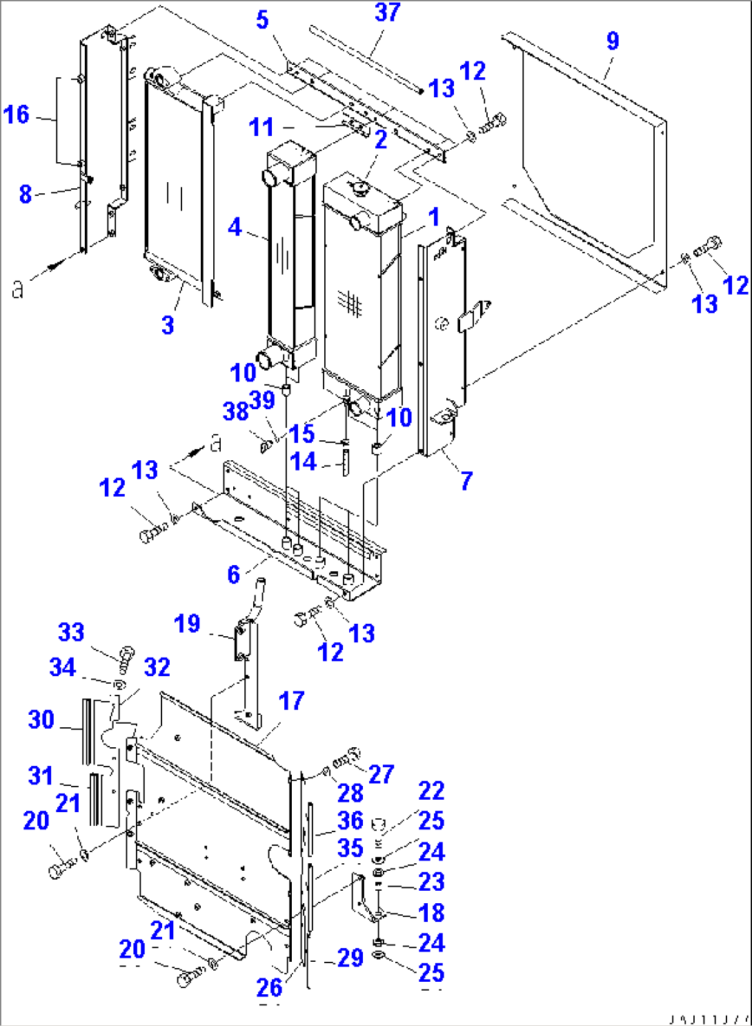 RADIATOR (FOR EXCEPT JAPAN)(#65001-65058)