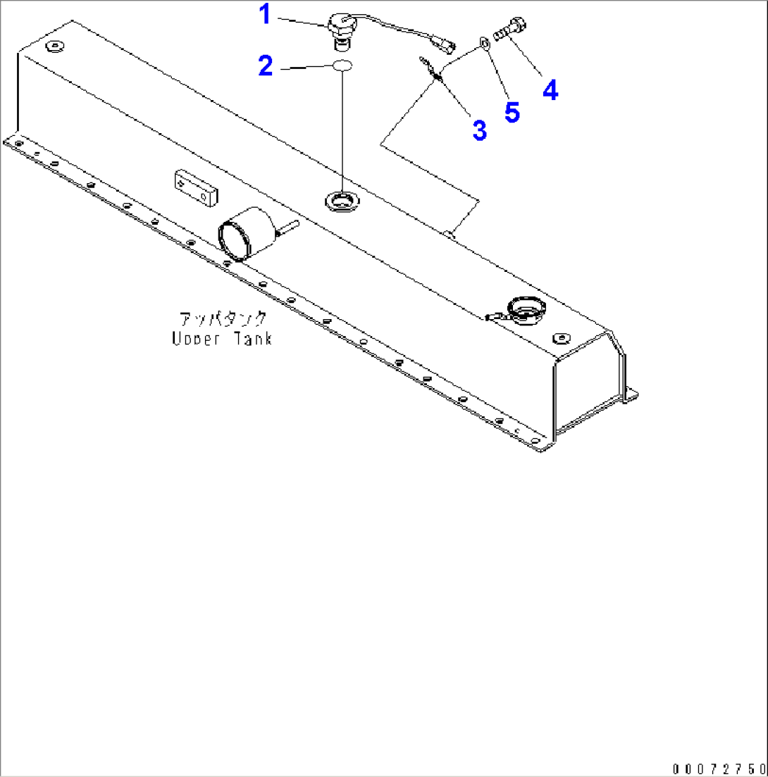 RADIATOR (WATER LEVEL SENSOR)(#55001-)