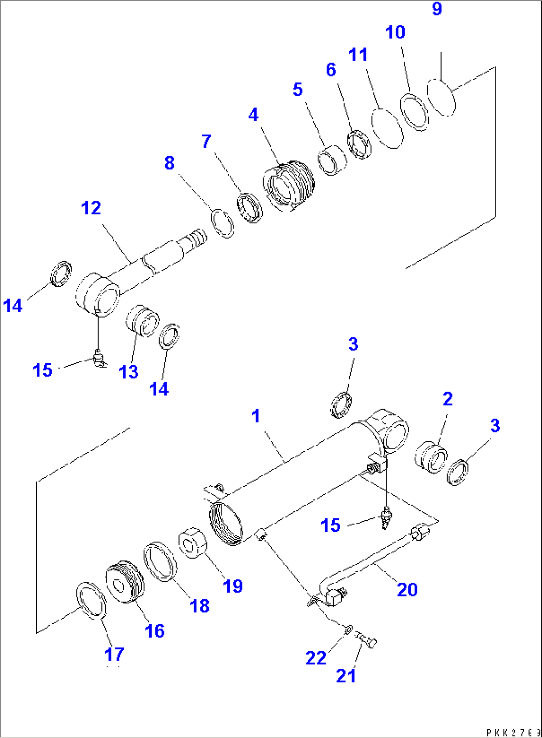 DUMP CYLINDER (INNER PARTS)