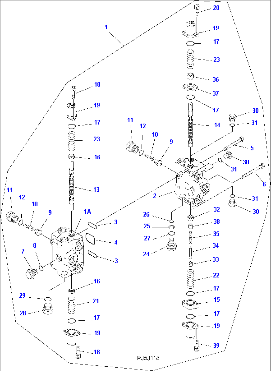 CONTROL VALVE (2-SPOOL) (1/2)
