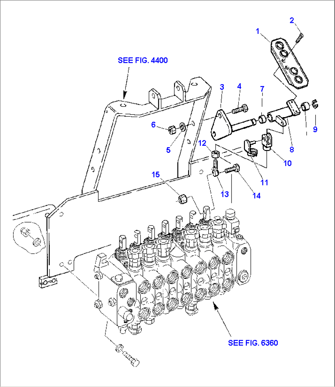 BACKHOE CONTROL PEDAL (RIGHT SIDE)
