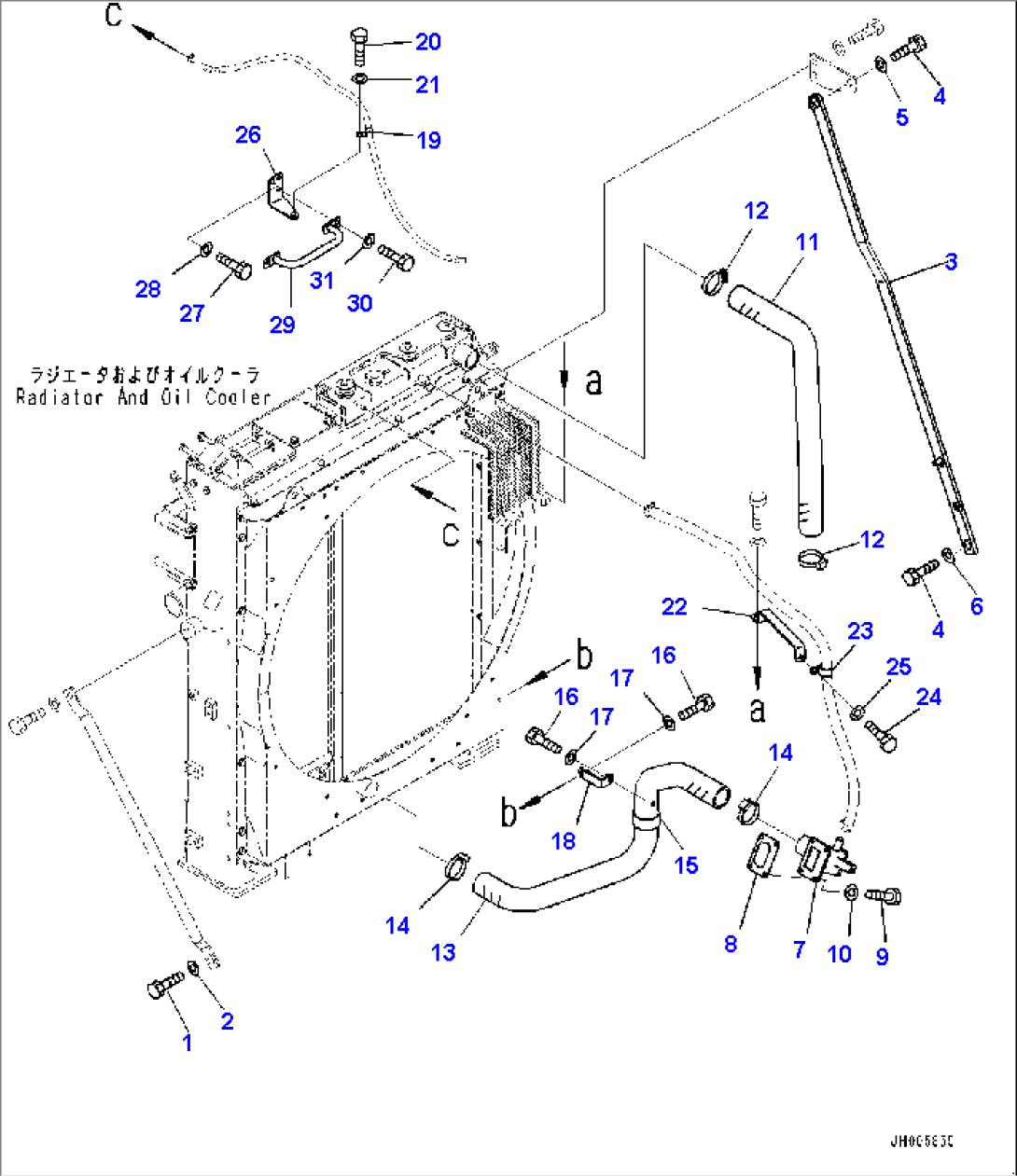 Cooling System, Stay (#80001-)
