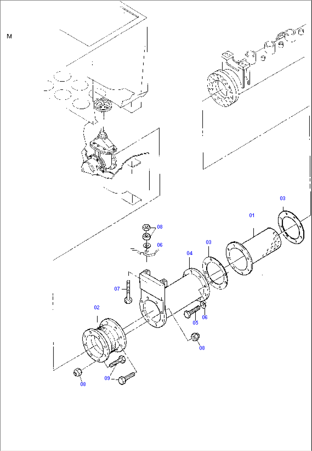 Connection, Main Oil Tank and Suction Tank
