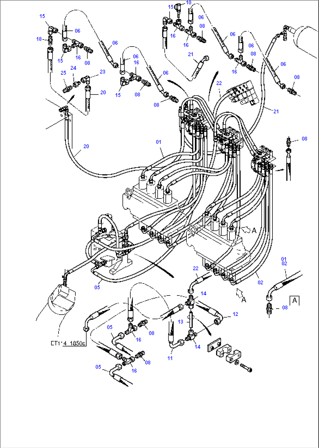 Piping - Control Plate Assy.