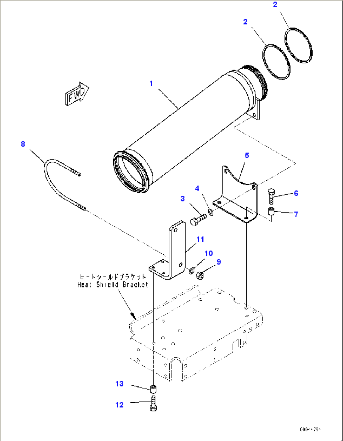 Exhaust Tube Mounting (#610861-612974)