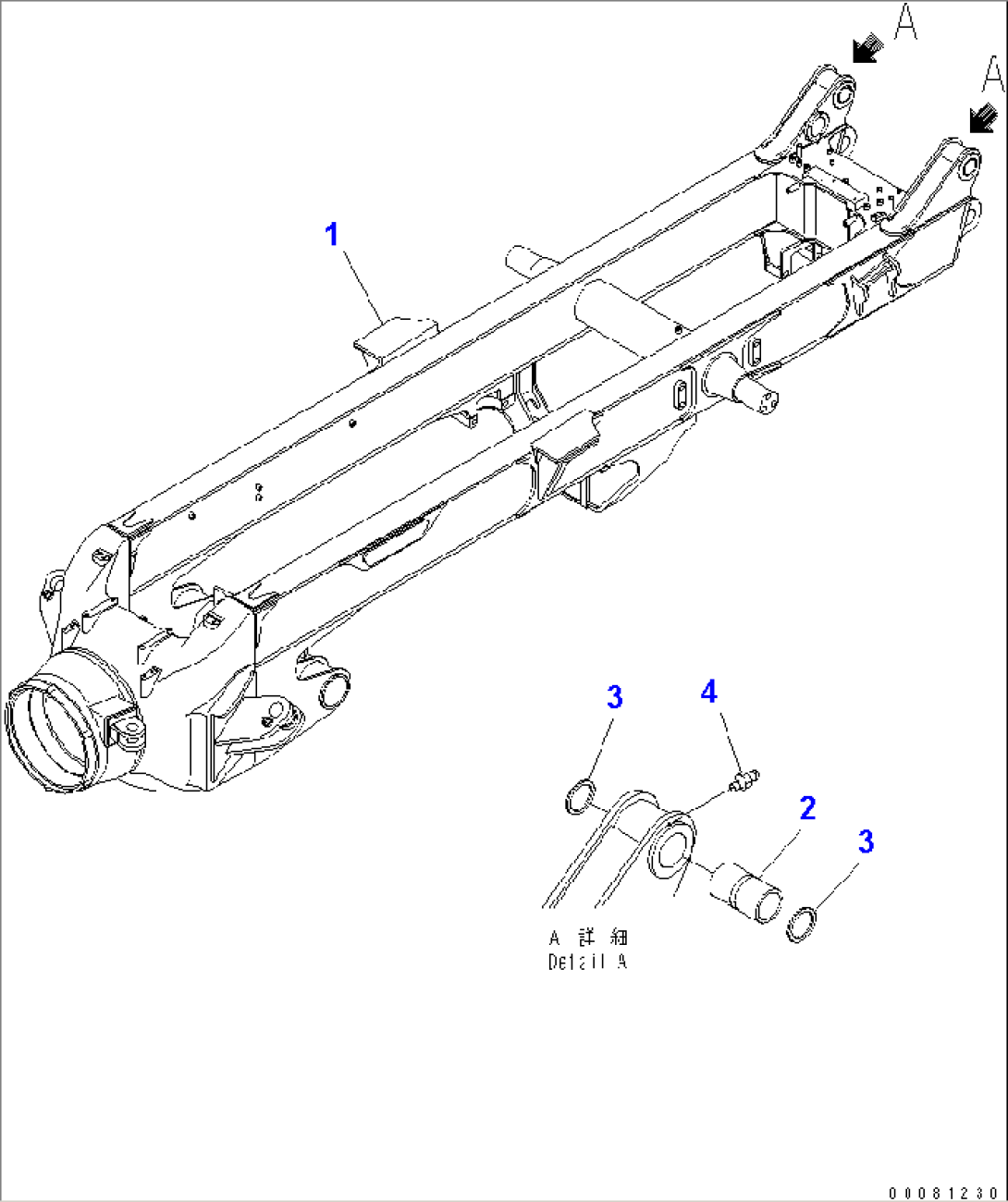 REAR FRAME (PAYLOAD METER)(#2001-)