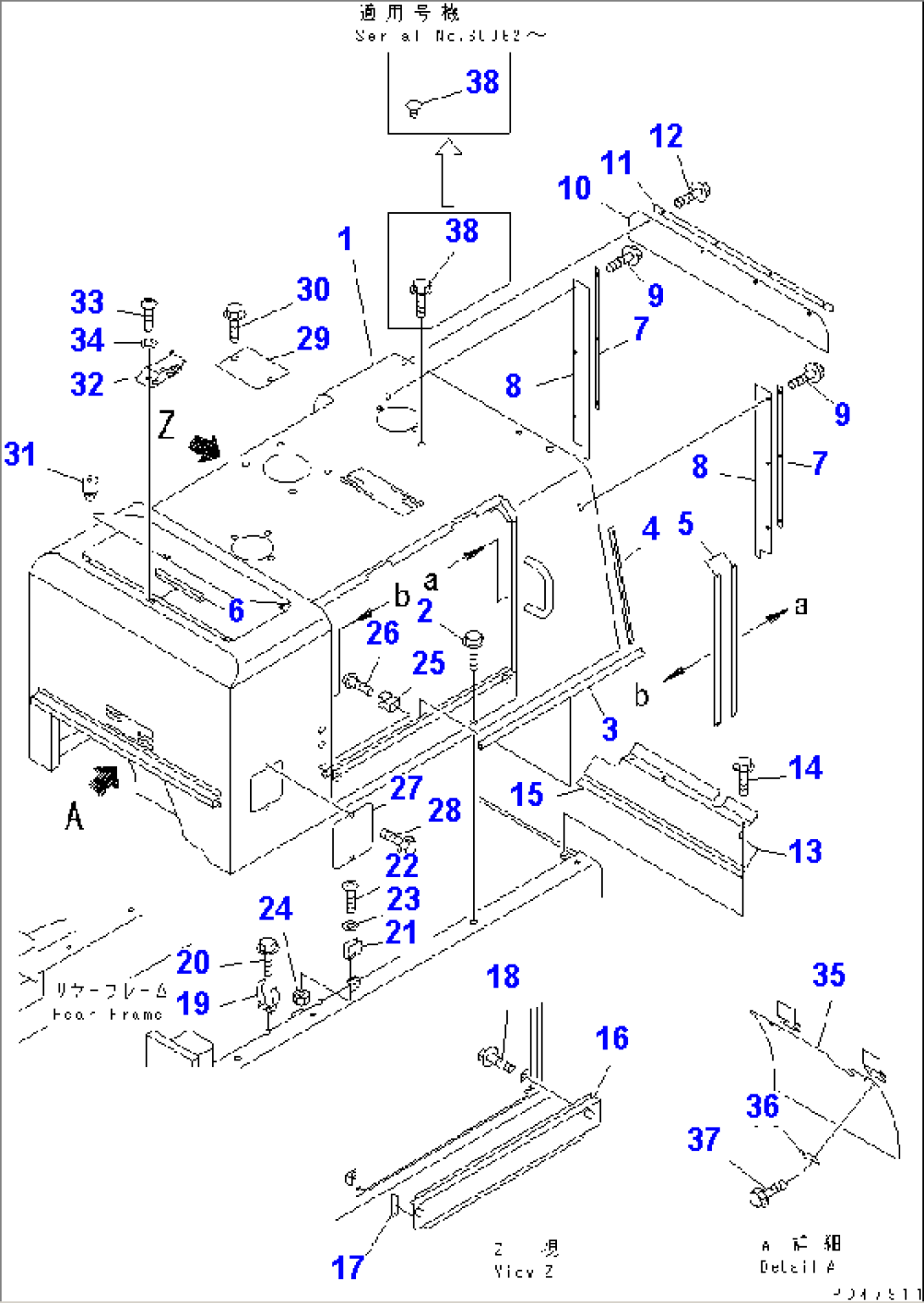 ENGINE HOOD(#60001-)