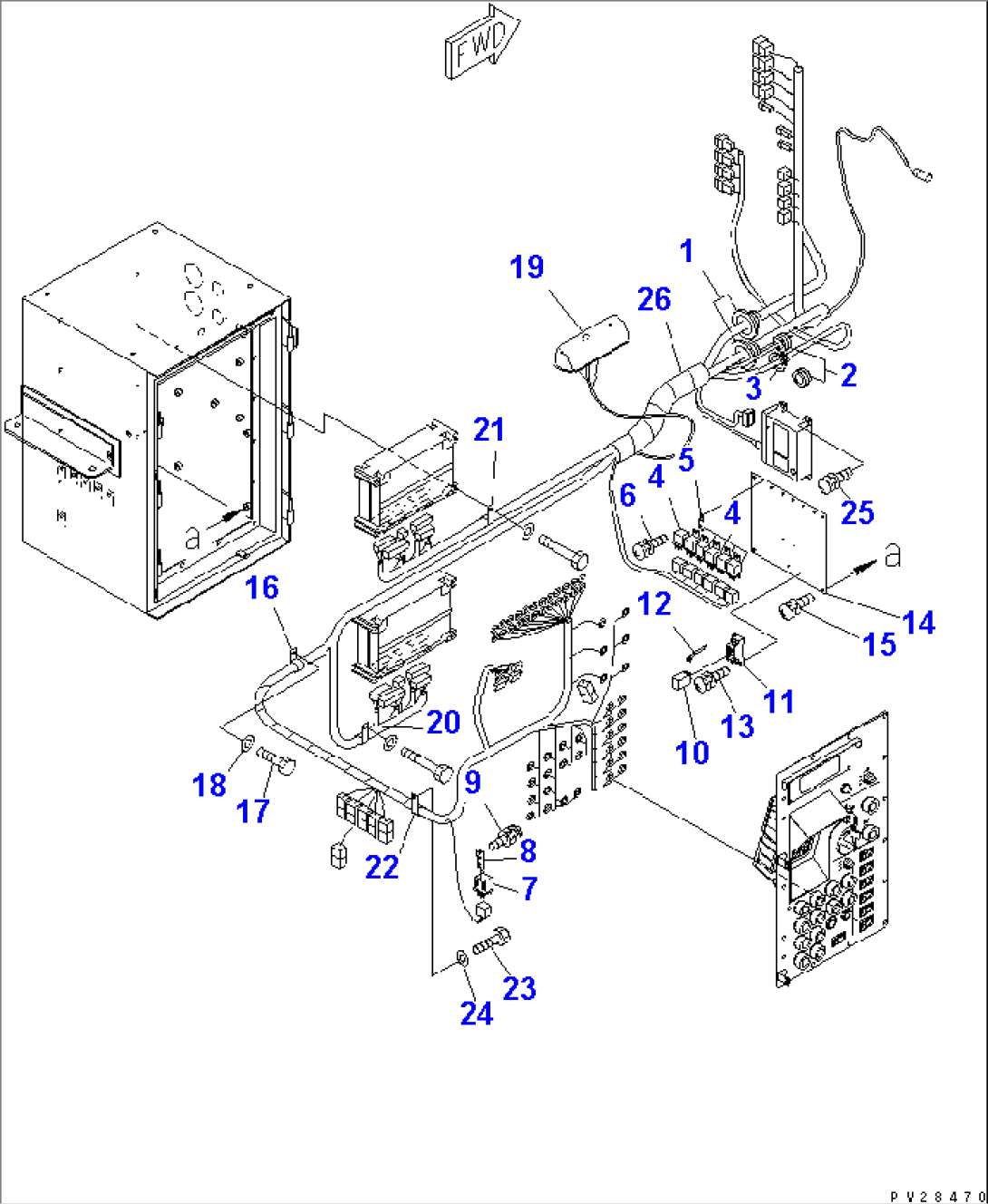 CONTROL BOX (INNER PARTS¤2/2)