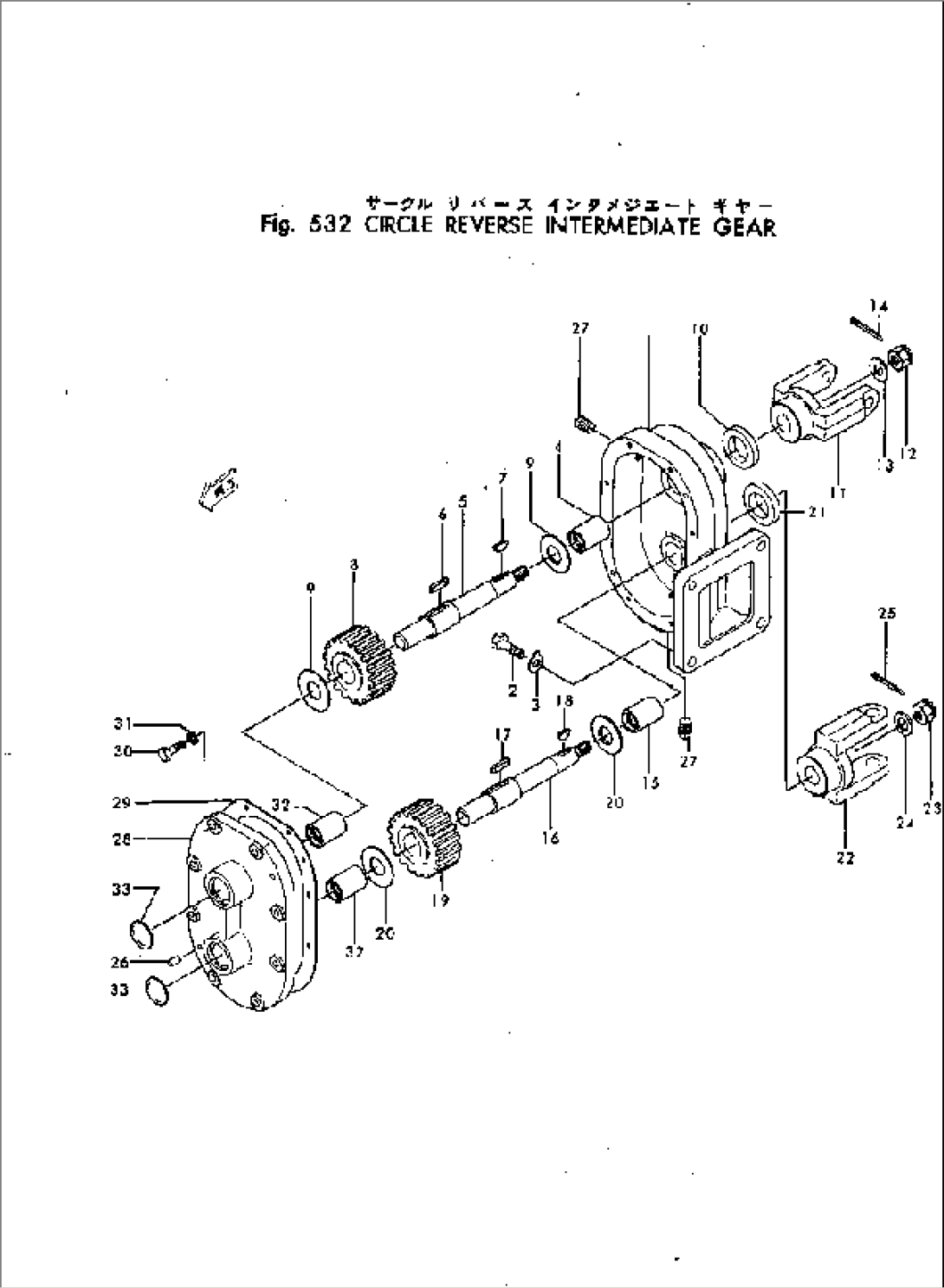 CIRCLE REVERSE INTERMEDIATE GEAR