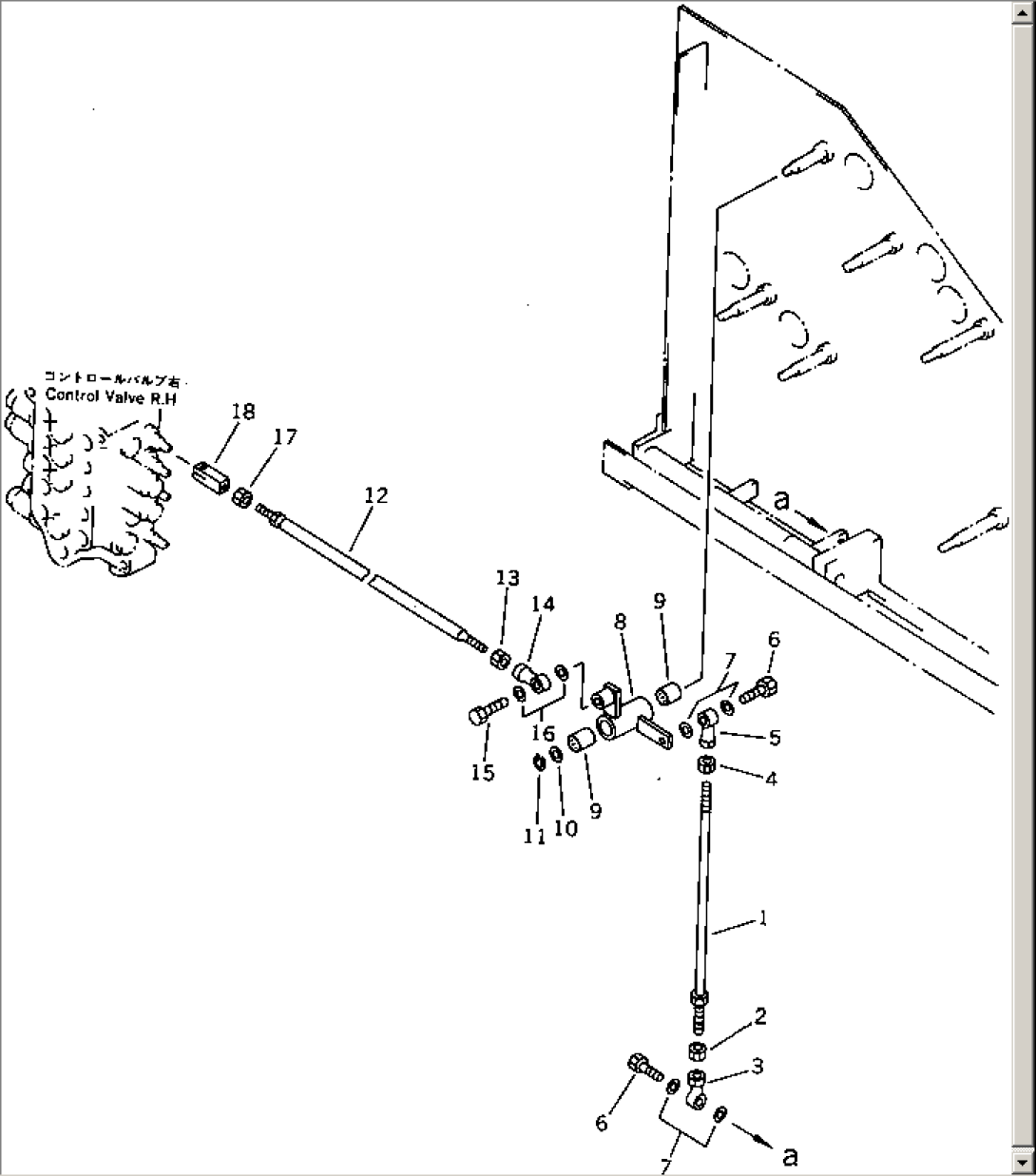 CONTROL LINKAGE (2/2) (ADDITIONAL HYDRAULIC CIRCUIT)