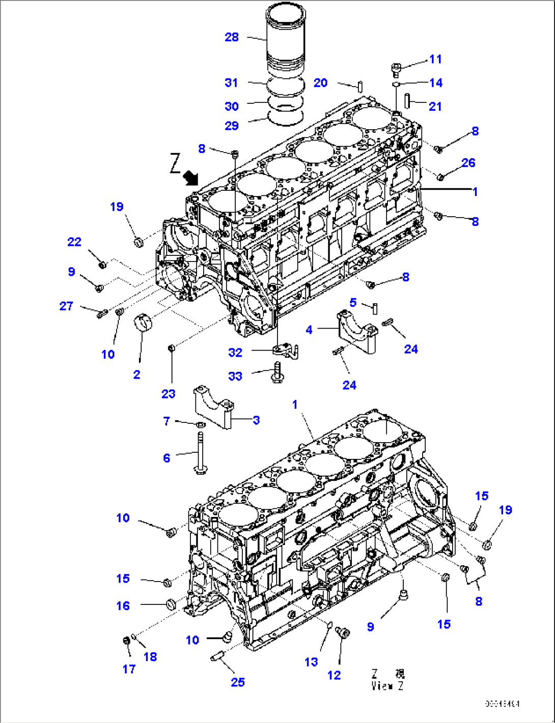 Cylinder Block (#567144-)