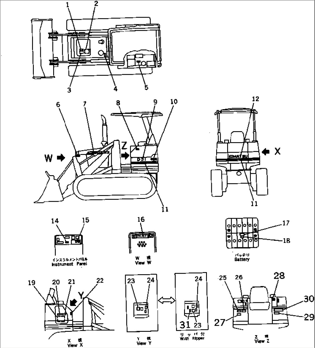 MARKS AND PLATES (ENGLISH)