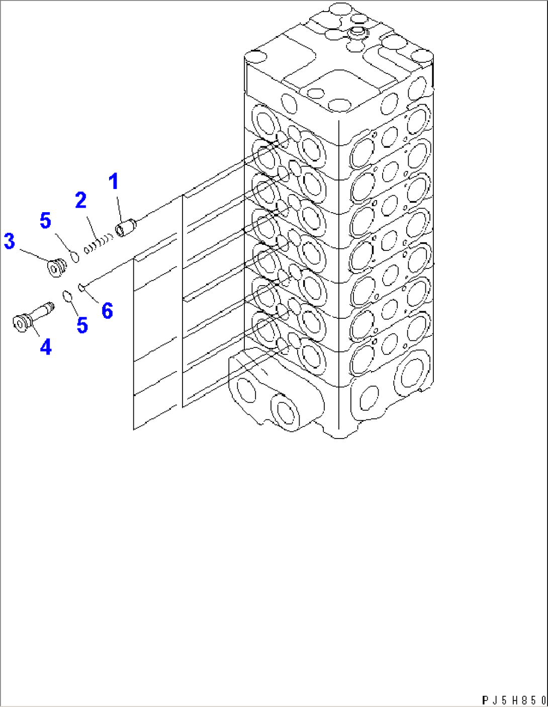 MAIN VALVE (7-VALVE) (4/9)