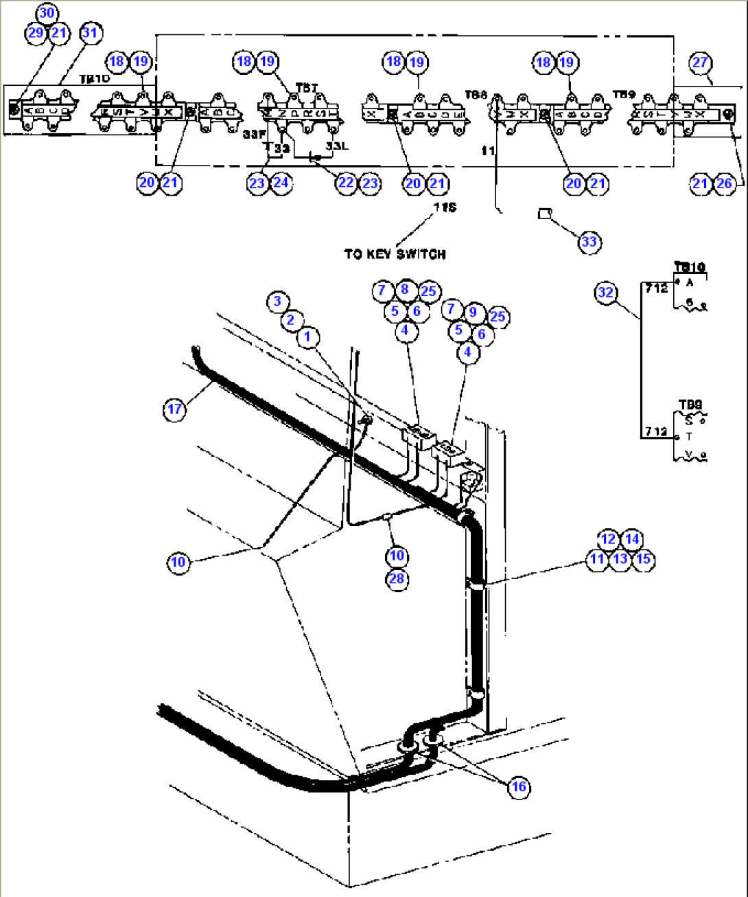 LEFT DECK WIRING INSTALLATION